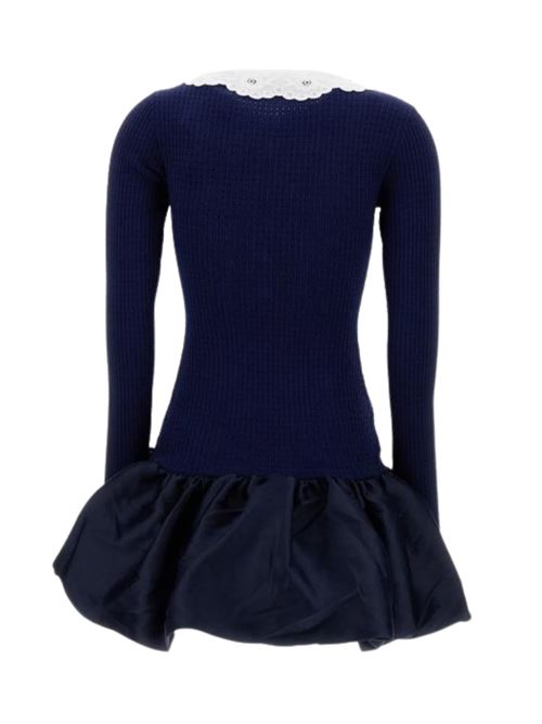 Knitted mini dress SELF PORTRAIT | RS26106SBNAVY